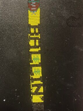 BEAUTIFUL BEADWORK. Keychain / lanyard. "Stnr series - ballin 10.5"